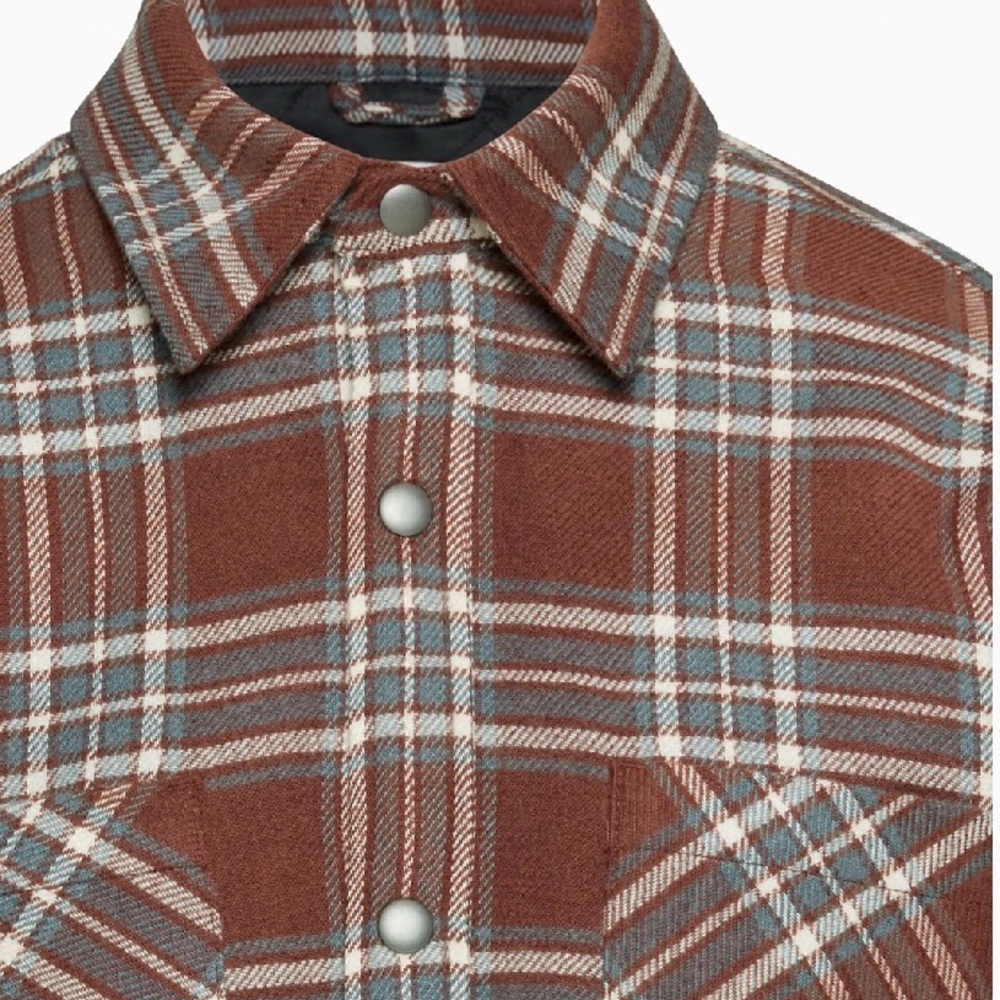 Aritzia Men’s TNA Simpson Brown Plaid Jacket